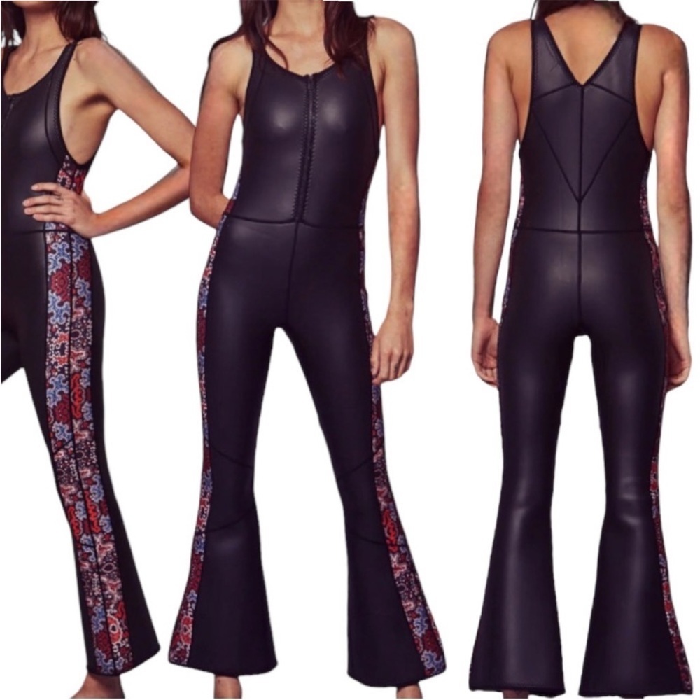 Free People Black Floral One Piece Swimsuit - Picture 14 of 14